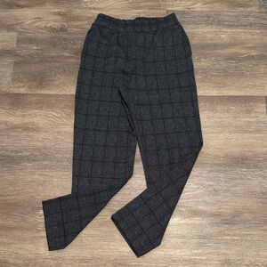 a new day Charcoal Checkered Dress Pants